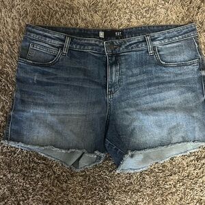Kut from the Kloth Women's Dark Blue Jean Shorts